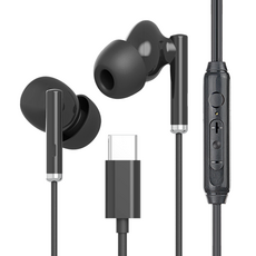 IRIVER Type-C入耳式耳機, ICP-G400, 黑色