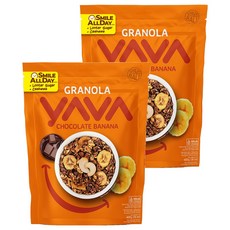 巧克力香蕉格蘭諾拉腰果燕麥片, 400g, 2包