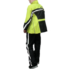 雨王 RK-1 勁速型升級側開兩件式雨衣 男女兼用, 螢光黃色
