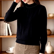 POPLARNC 女款Antien半高領針織衫