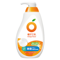 Orange House 橘子工坊 溫和除菌碗盤洗滌液, 650ml, 1瓶