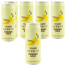 名屋 香蕉牛奶，16.94 fl oz (500ml), 6罐