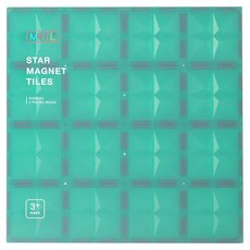 MNTL 大傢伙 磁力建構片，3歲以上兒童玩具, 綠色, 1盒