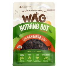 WAG 天然澳 袋鼠肉條 200g 單一成分 低脂 無穀物, 袋鼠肉, 1包