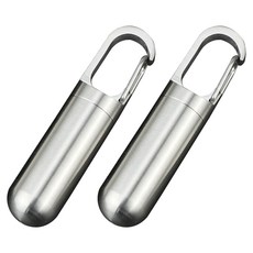 심플리비 스테인레스 고리형 미니 알약통 소, 2개