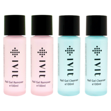 IVIt Gel Nail Jelly Mover 100ml + Gel Cleanser 100ml 套組, 2組