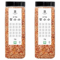 도정공장 유기농 차수수, 1kg, 2개