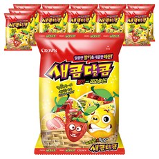 크라운 새콤달콤 딸기레모네이드 츄잉캔디, 200g, 12개