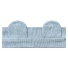 BABY&I 嬰幼兒羅紋莫代爾熊髮帶