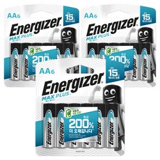 Energizer 勁量 MAXPLUS AA電池, 3個, 6入