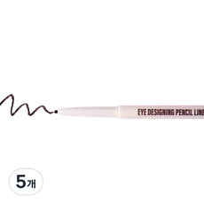 블랙루즈 아이 디자이닝 펜슬 라이너, PL001 우드블랙, 5개