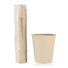 슈가랩 사탕수수 종이컵 190ml, 50개입, 1세트