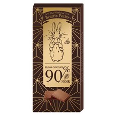 PETER RABBIT 比得兔 波特小姐 90%可可黑巧克力片, 100g, 1片