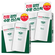 닥터지 레드 블레미쉬 수딩 업 선스틱 듀오 세트 SPF50+ PA++++, 42g, 2개