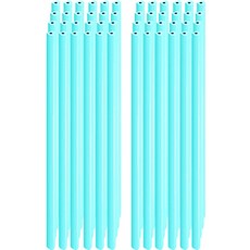 YOUNG ART 花朵鉛筆 B 愛心 12入, 藍色, 4個