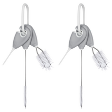 OXO tot Oxo Tote 吸管杯清潔刷套裝, 灰色, 2組