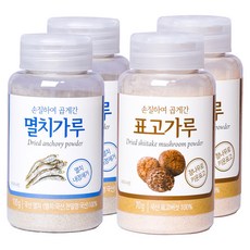 이미지 손질하여 곱게간 멸치가루 110g + 표고가루 70g 세트, 2세트