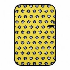 OGG 喔咯 防水尿布墊 20*14*0.2cm***, 1個, 猴子蒙那 黃色 + 黑色