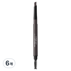 맥퀸뉴욕 마이 스트롱 오토 아이브로우 펜슬 하드파우더 0.35g, 스톤그레이, 6개