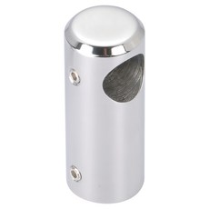 DAY&DAY 日日家居 304不鏽鋼掛桿固定座-中通, 銀色, 1個