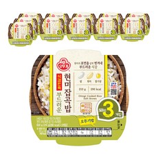 오뚜기 식감만족 부드러운 현미 잡곡밥, 210g, 36개