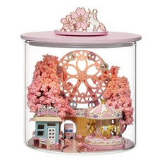 ADICO DIY迷你瓶小屋 櫻花樂園, 混色, 1個