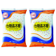 台糖 晶冰糖 甘蔗砂糖製成 風味獨特 飲料沖泡適用, 1kg, 2包