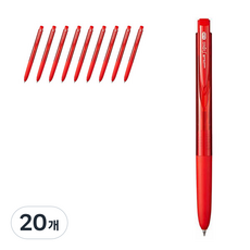 시그노 알티원 펜 UMN155 0.28mm, 레드, 20개