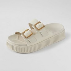 ChakanShoes 女款金屬扣環厚底拖鞋 SPLTR2e153