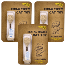 自然鮮木天蓼潔牙棒 NF-106, 木天蓼/食用膠, 3個