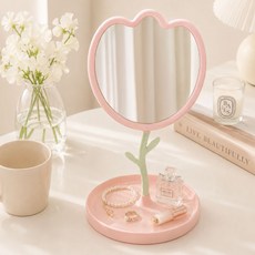 노베아 튤립 탁상거울, 핑크