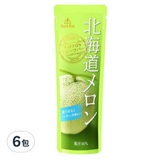 Gold-Pak 風味果汁棒 北海道哈密瓜, 80g, 6包