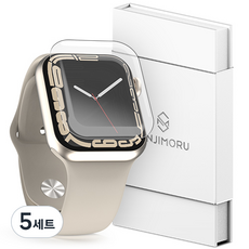 신지모루 스크래치 복원 고광택 코팅 스마트워치 풀커버 전면 액정보호필름 2p 세트, 5세트