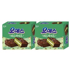 HAITAI 海太 脆皮巧克力開心果夾心蛋糕, 2個, 360g