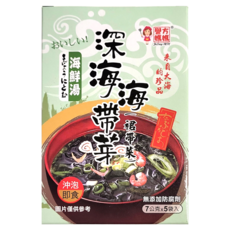 譽方媽媽 YuFang MOM 深海海帶芽 海鮮湯, 沖泡即食, 無添加防腐劑, 7公克x5入, 35g, 1盒