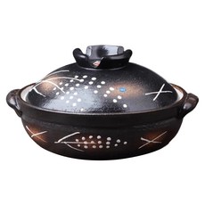 美濃燒 新麥吹釉8號砂鍋, 26cm, 1個