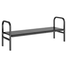 水槽伸縮架 單層-3板2籃, 24.7 x 38cm ( 伸縮53~88cm ), 黑色, 1個