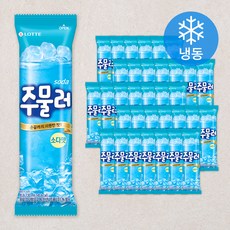주물러 롯데웰푸드 소다맛 (냉동), 130ml, 1개입, 35개