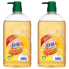 白蘭 活力鮮柚洗碗精, 1kg, 2瓶
