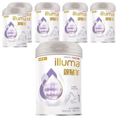 illuma 啟賦 Wyeth 惠氏 illuma 啟賦羊嬰兒配方1號奶粉 0~12個月適用, 800g, 6罐