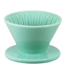 Pearl Horse 寶馬 錐形陶瓷濾杯 1~4杯 綠色, 單件, 1個