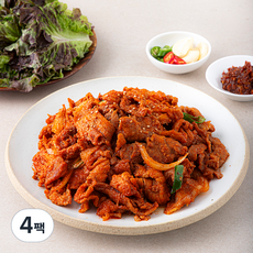 더푸짐 한돈 고추장 제육볶음, 600g, 4팩