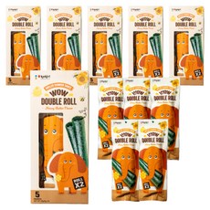 kokiri 와우 더블롤 김스낵 허니버터맛 5p, 25g, 6개