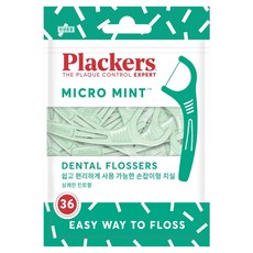 플랙커스 마이크로 민트 치실, 8cm, 36개입, 1개