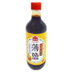 義美 全豆純釀造薄鹽醬油, 420ml, 1瓶