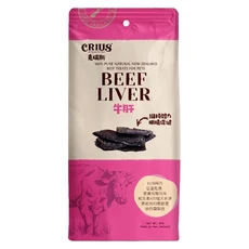 CRIUS 克瑞斯 100%純肉點心, 牛肝, 90g, 1包