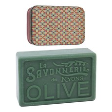 康汰 法霓恩 保濕潔膚皂 附鐵盒 綠橄欖, 100g, 1個
