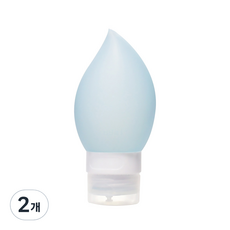 DM I Love View 矽膠柔軟曲線分裝瓶 89ml, 淺藍色, 2個