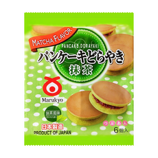 丸京 Marukyo 銅鑼燒 抹茶風味 日本製造 6個 Set, 324g, 1袋