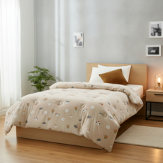 BUHO 布歐 韓系絲滑綿綿奶泡被 2.1kg, 祈福雪祭